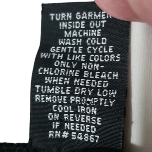 New York & Company sz XS polka dot skirt black background - Picture 5 of 6